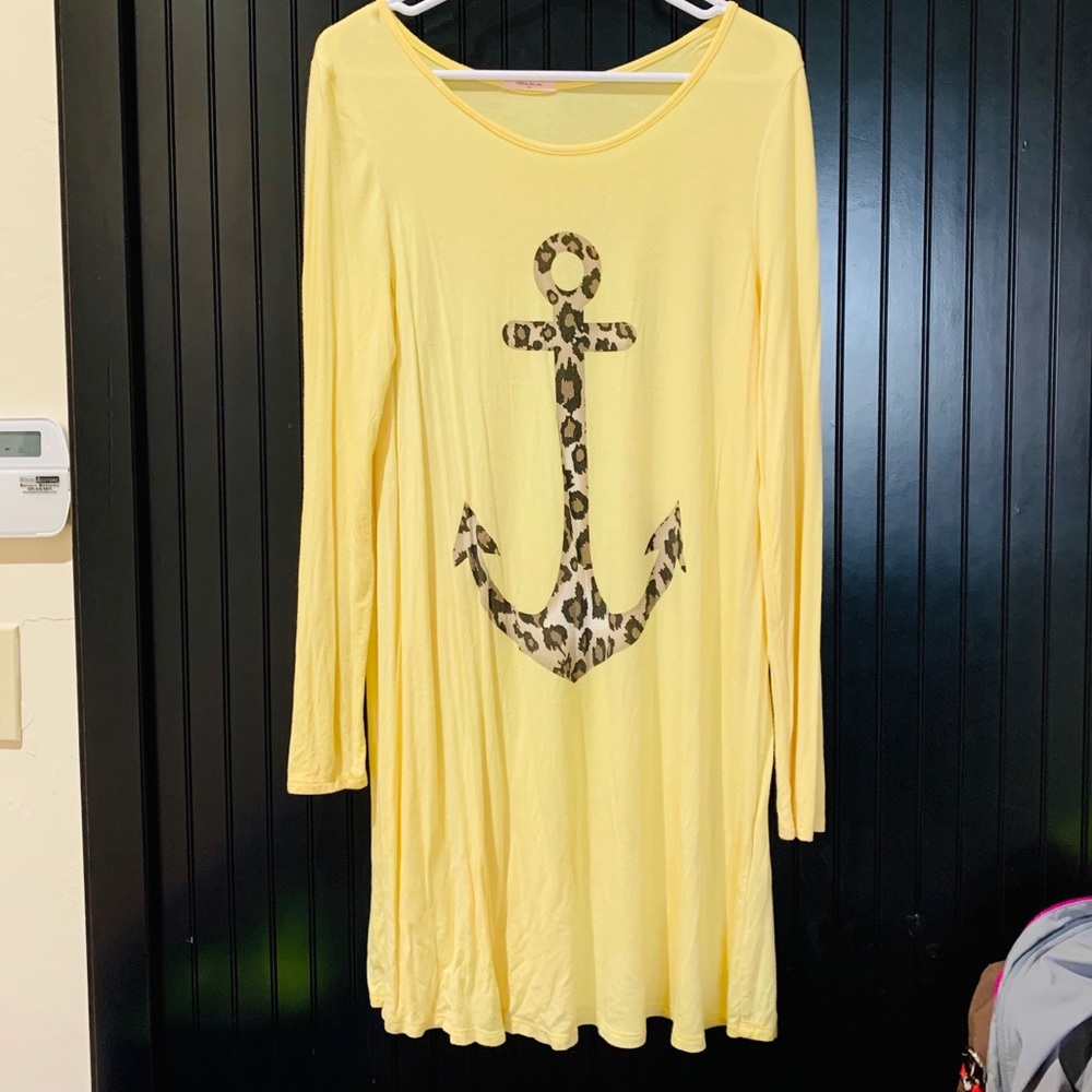Super cute and soft boutique tunic/dress size L